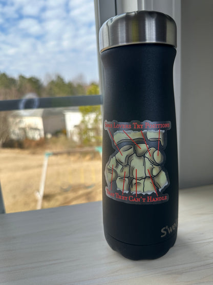 Carpal Bone Mnemonic Sticker, Funny Anatomy Vinyl Decal, Medical Education Humor