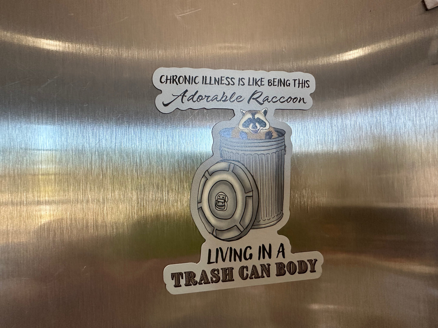 Funny Chronic Illness Magnet, Chronic Pain Humor, Disability Awareness, Car Magnet, Fridge Magnet