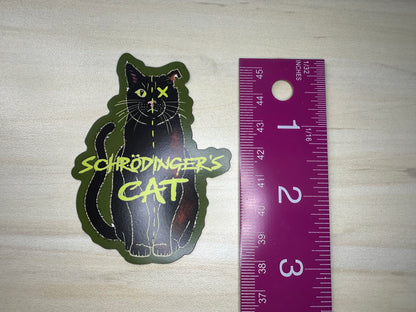 Schrodinger's Cat Magnet, Physics Gift, Quantum Mechanics, Science Joke, Funny Physics Gift, Science Magnet, Fridge Magnet, Car Magnet