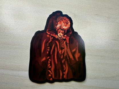 Marie Antoinette Magnet, French Revolution, French Rococo, Macabre Art, Headless Gothic Art, Fridge Magnet, Car Magnet