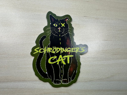 Schrodinger's Cat Magnet, Physics Gift, Quantum Mechanics, Science Joke, Funny Physics Gift, Science Magnet, Fridge Magnet, Car Magnet