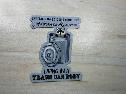 Funny Chronic Illness Magnet, Chronic Pain Humor, Disability Awareness, Car Magnet, Fridge Magnet