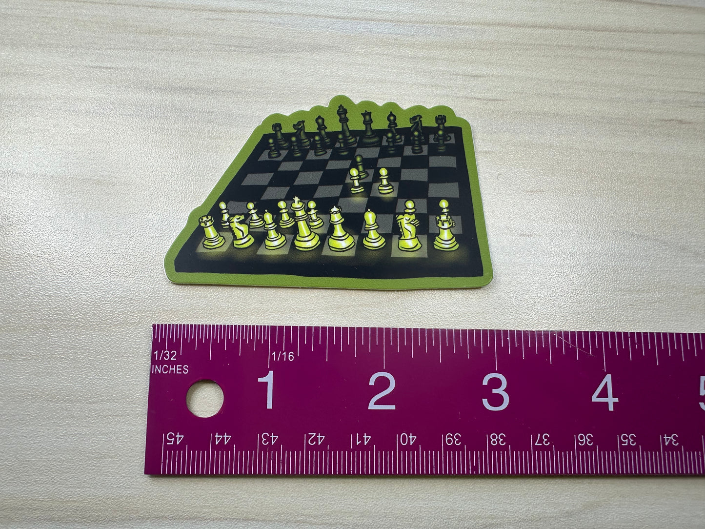 Chess Sticker, Game Theory, Chess Art, Chess Player Gift, Queens Gambit, Chess Openings, Glowing Chess Pieces, Vinyl Sticker, Laptop Sticker