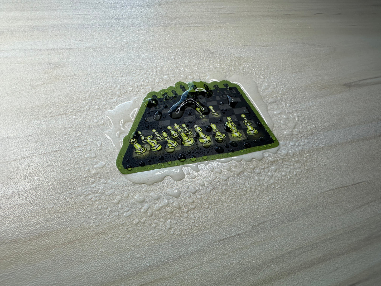 Chess Sticker, Game Theory, Chess Art, Chess Player Gift, Queens Gambit, Chess Openings, Glowing Chess Pieces, Vinyl Sticker, Laptop Sticker