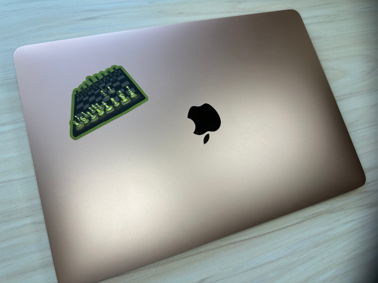 Chess Sticker, Game Theory, Chess Art, Chess Player Gift, Queens Gambit, Chess Openings, Glowing Chess Pieces, Vinyl Sticker, Laptop Sticker