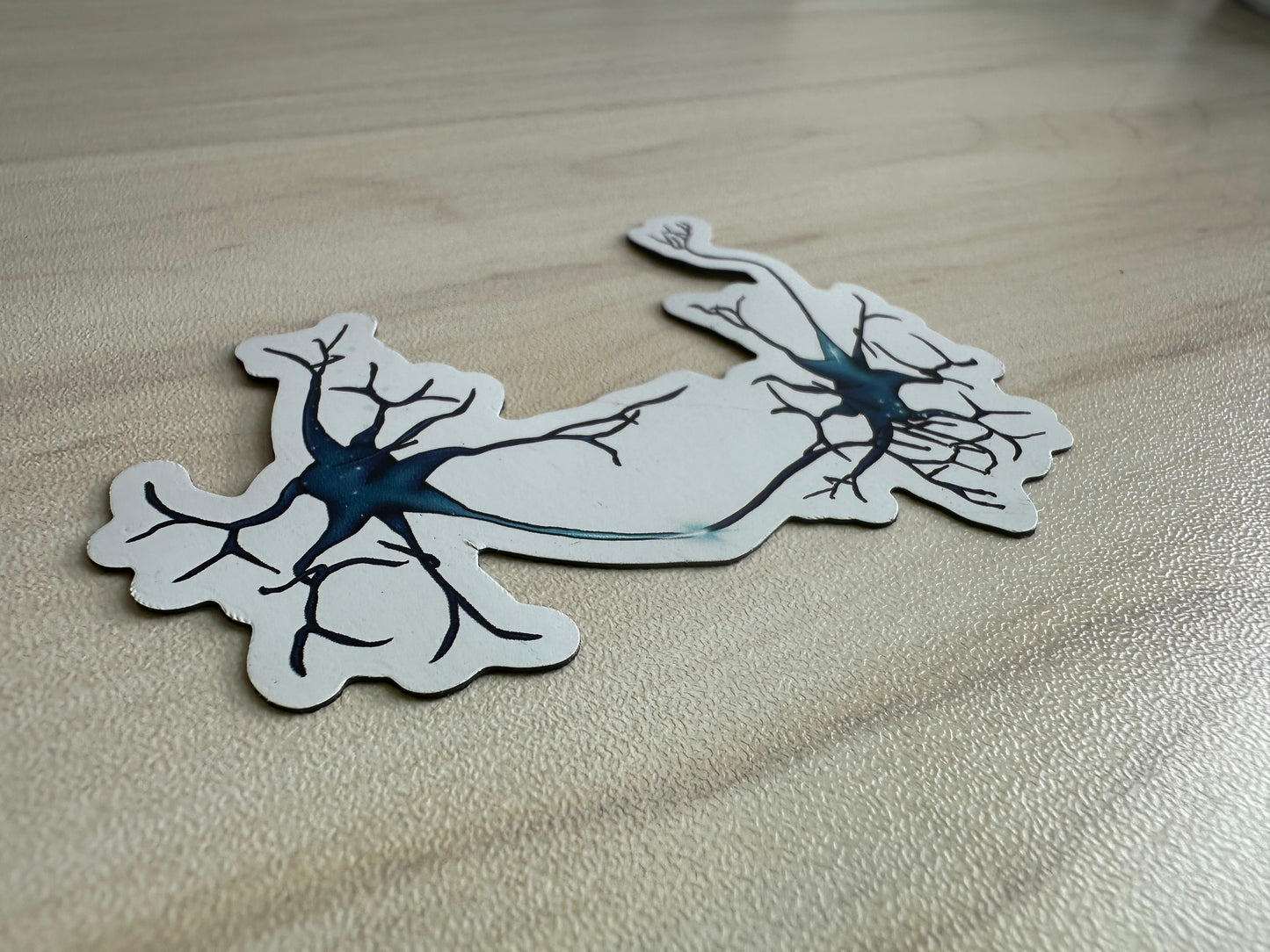 Neuron Magnet, Synapse Fridge Magnet, Neuroscience Car Magnet