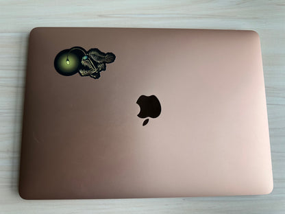 Angler Fish Skeleton Sticker, Ocean Predator Vinyl Decal, Fish Sticker