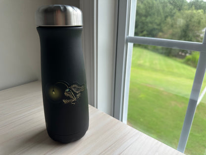 Angler Fish Skeleton Sticker, Ocean Predator Vinyl Decal, Fish Sticker