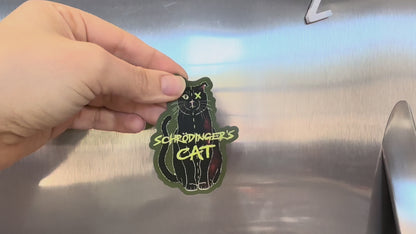 Schrodinger's Cat Magnet, Physics Gift, Quantum Mechanics, Science Joke, Funny Physics Gift, Science Magnet, Fridge Magnet, Car Magnet
