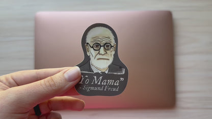 Sigmund Freud Psychology Sticker, Psychology Decal, Yo Mama Joke