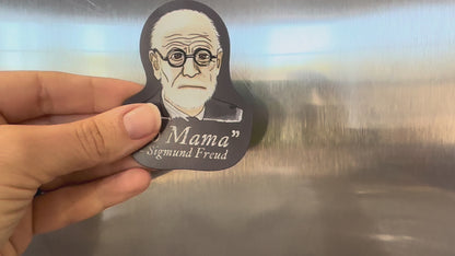 Sigmund Freud Psychology Magnet, Psychology Fridge Magnet, Yo Mama Joke Car Magnet
